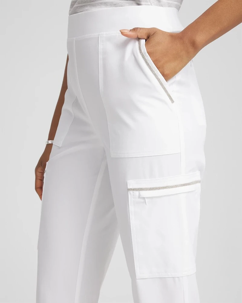 Zenergy® UPF Neema Caviar Trim Cropped Pants