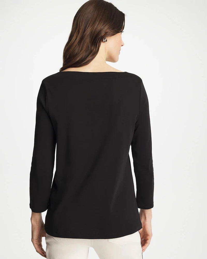 Pima 3/4 Sleeve Tee