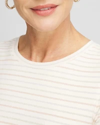 Touch of Cool™ Shine Stripes Layering Tee