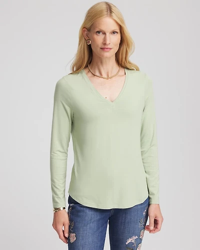 Touch of Cool™ V-Neck Layering Tee