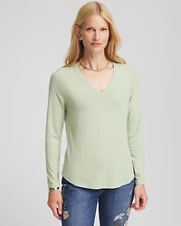Touch of Cool™ V-Neck Layering Tee