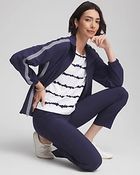 Zenergy® UPF Knit Striped Dolman Top