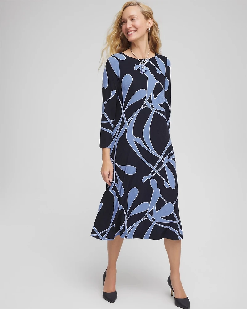 Travelers™ Abstract Midi Dress