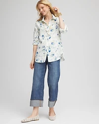 No Iron™ Floral Linen Shirt