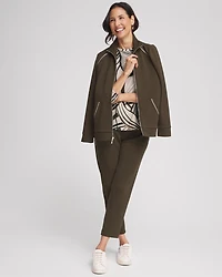 Zenergy® UPF Leaf Print Long Sleeve Sun Tee