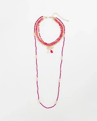 Convertible Beaded Pendant Necklace