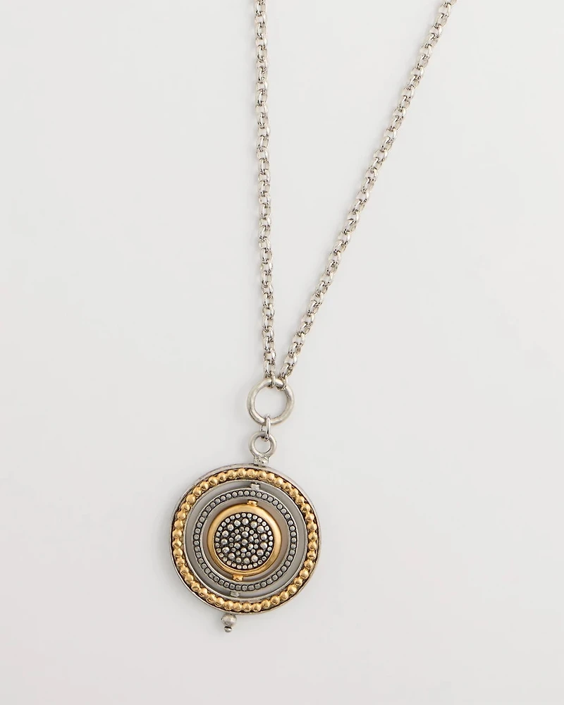 Convertible Medallion Pendant Necklace