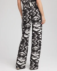 Travelers™ Crinkled Knit Wide-Leg Pants