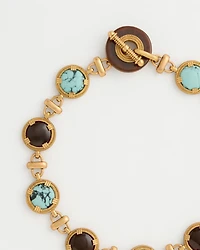 Turquoise Tortoise Collection Toggle Necklace