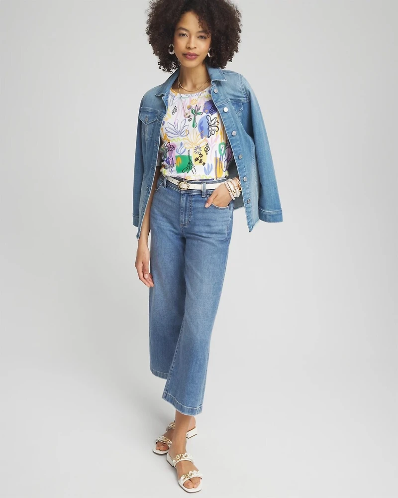 Surreal Jewel Neck Tee