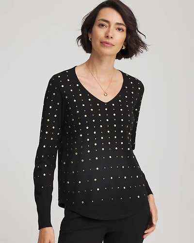 Ella Embellished Pullover Sweater