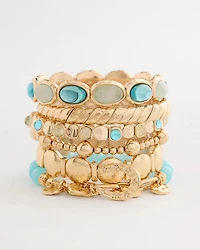 Quartz Stone Large Stretch Bracelet