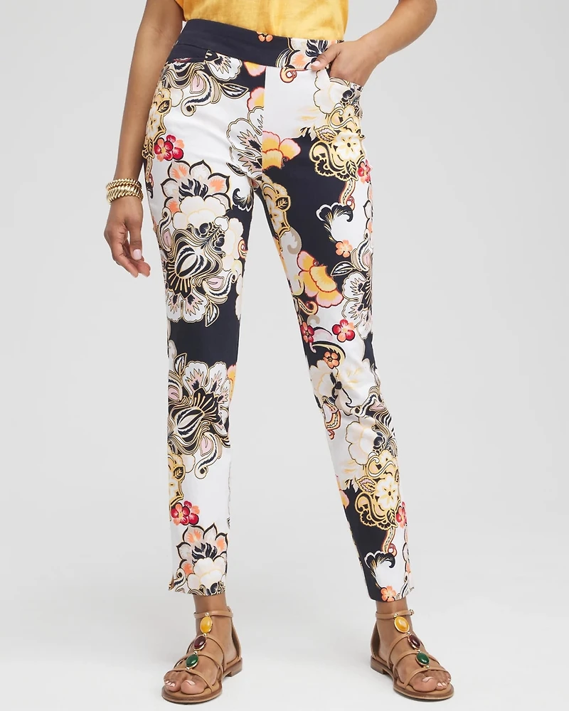 Brigitte Warm Floral Ankle Pants