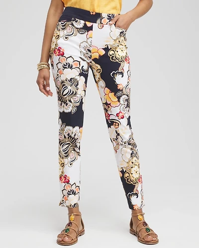 Brigitte Warm Floral Ankle Pants
