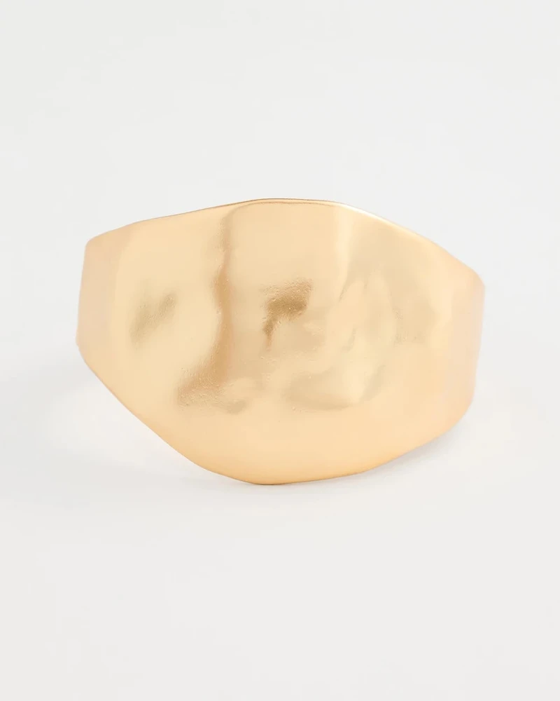 Textured Hinge Cuff Bracelet