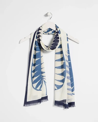 Palm Frond Oblong Scarf