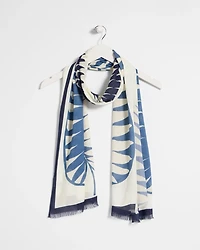 Palm Frond Oblong Scarf