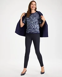 Ella Animal Short-Sleeve Sweater