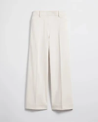 Cotton Sateen Cropped Pants