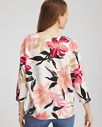 Textured Tapered Dolman Top