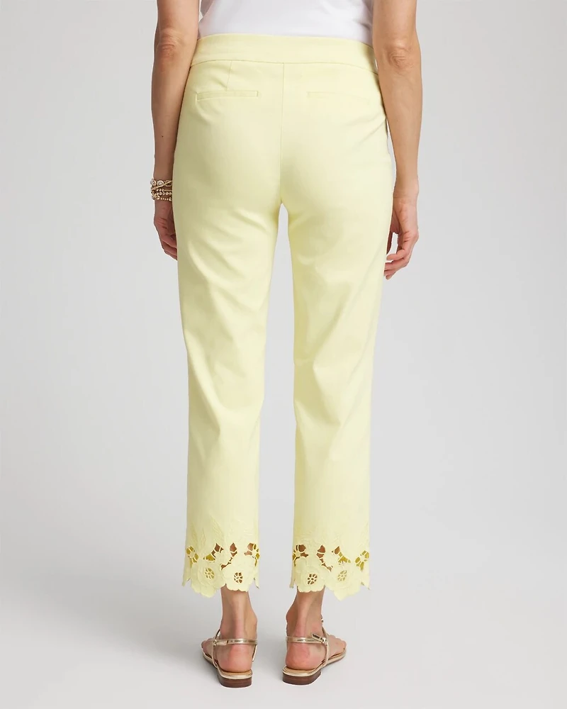 Brigitte™ Cutout Pull-On Cropped Pants