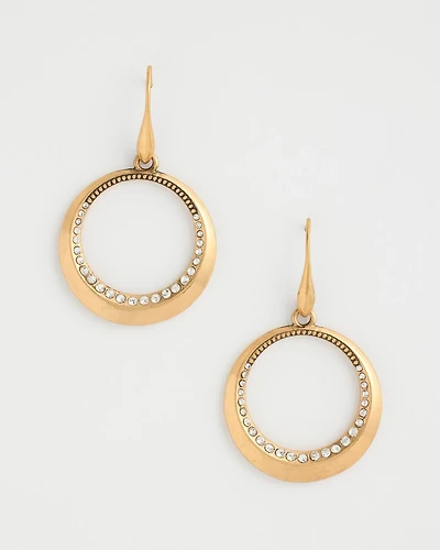 Sparkling Hoop Earrings