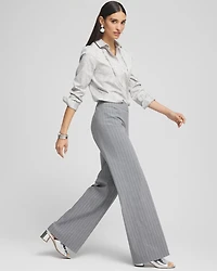 Brigitte Pinstripe Wide Leg Pants
