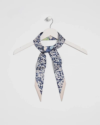 Printed Woven Skinny Scarf