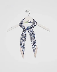 Printed Woven Skinny Scarf