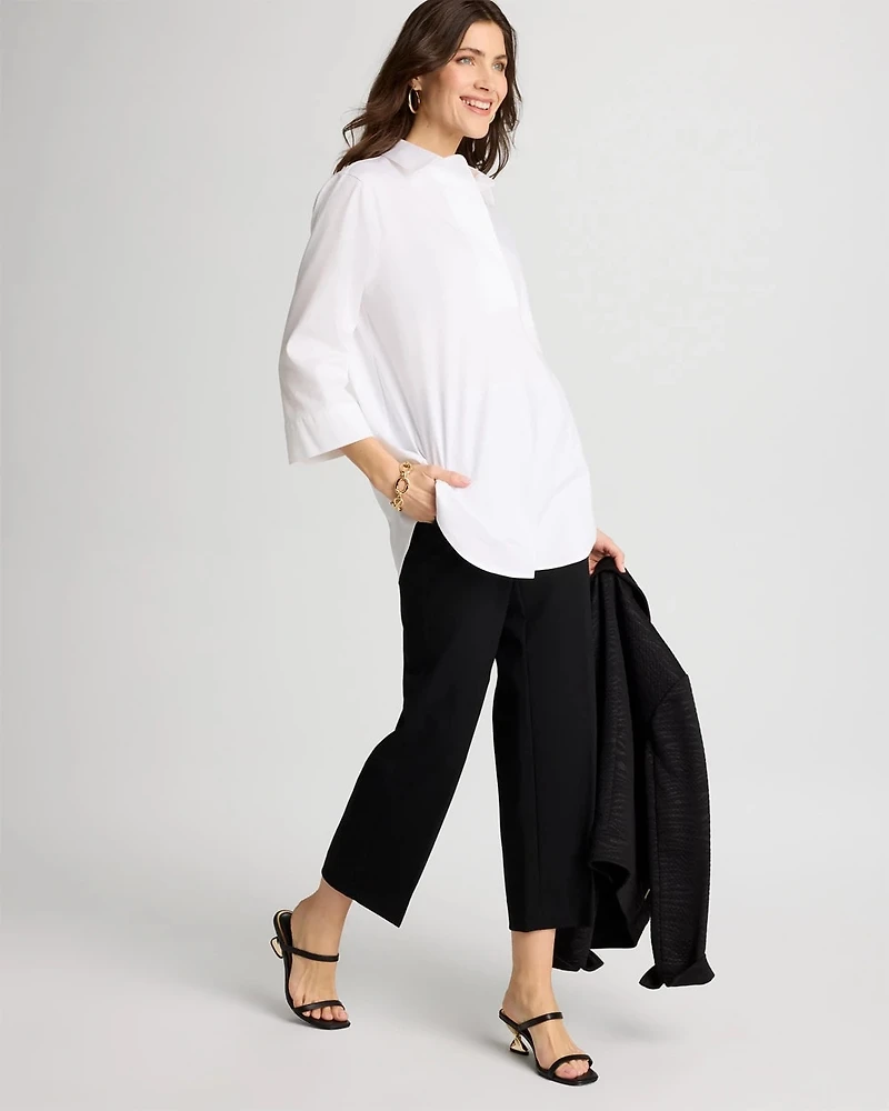 Juliet Lightweight Straight Crop Pants