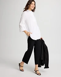 Juliet Lightweight Straight Crop Pants