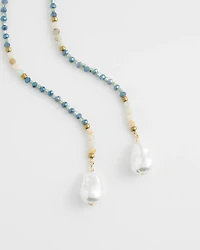 Beaded Lariat Necklace