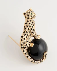 Jaguar Brooch