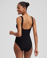 Gottex Square Neck One Piece Swimsuit