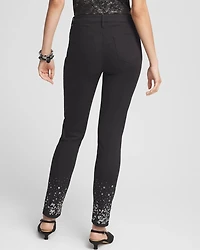 Girlfriend Sequin Ankle Jeans
