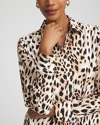 No Iron™ Cheetah-Print Shirt