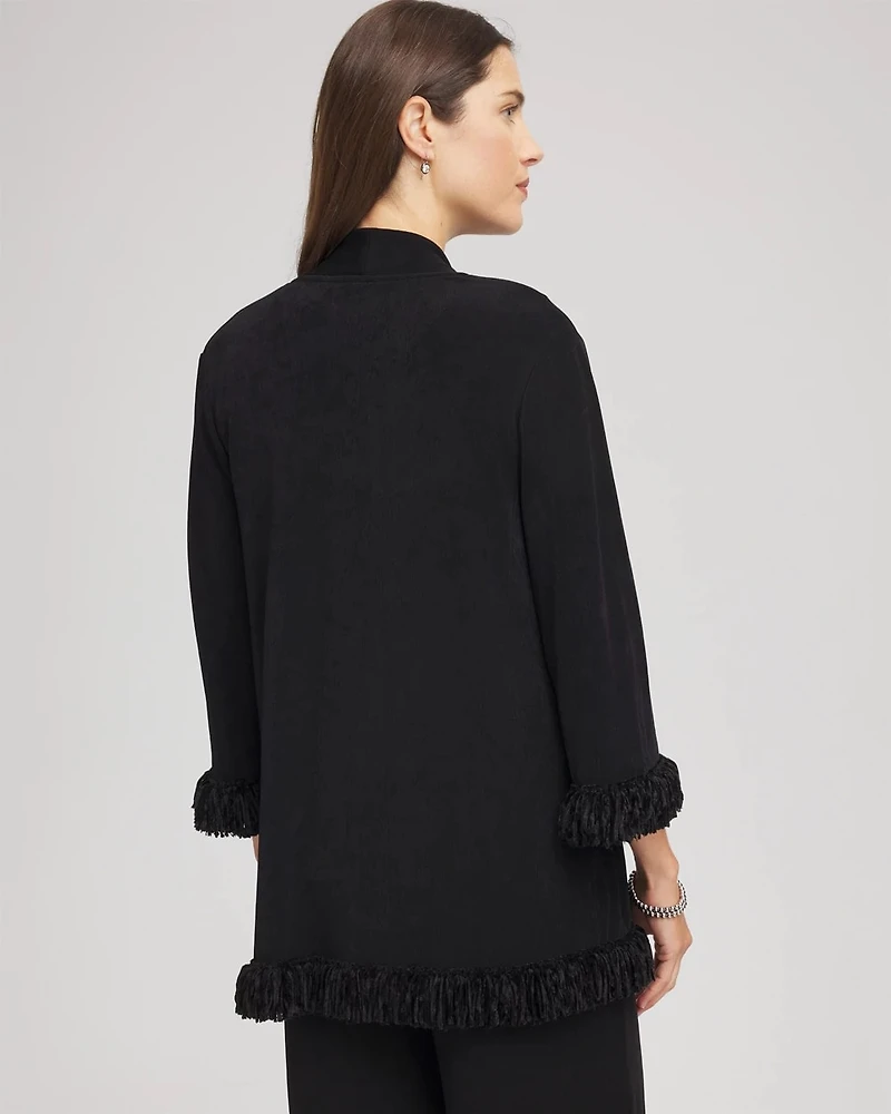Travelers™ Collection Fringe Hem Jacket
