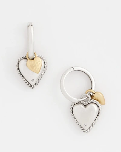 Heart Charm Earrings