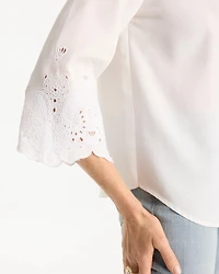 Tencel™ Denim Eyelet Shirt