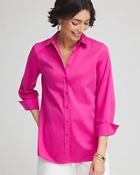 Stretch-Sateen Shirt