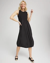 Zenergy® UPF Smocked Midi Dress