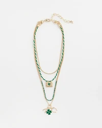 St. Patrick's Day Convertible Multi Strand Necklace