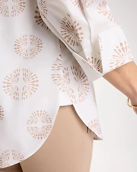 No Iron Stretch Stamped Shirt