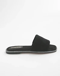 Suede Slides