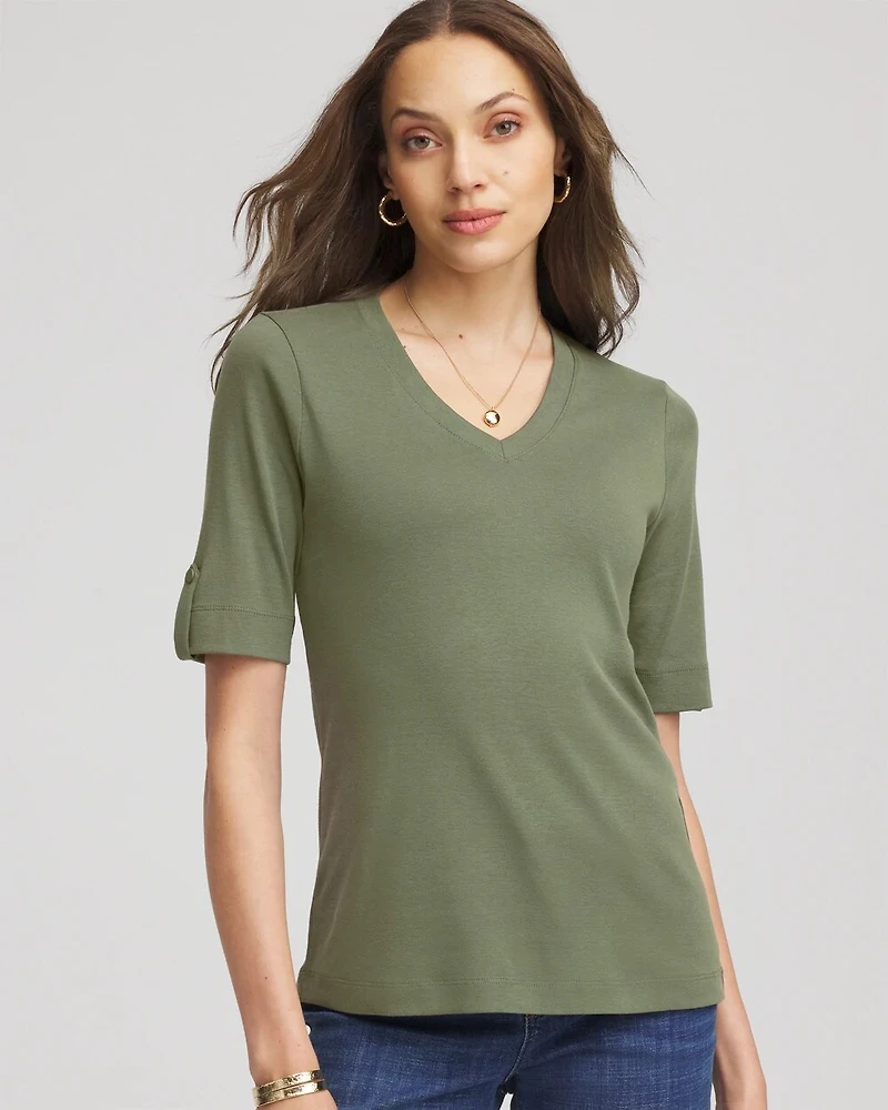 Everyday V-Neck Pima Tee
