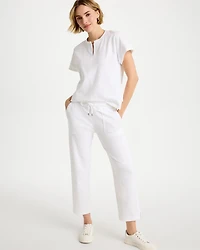 Zenergy® Crosshatch Knit Cropped Pants