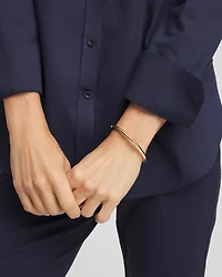 Goldtone Hinge Bangle