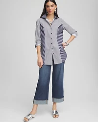 No Iron™ Mixed Stripes Tunic