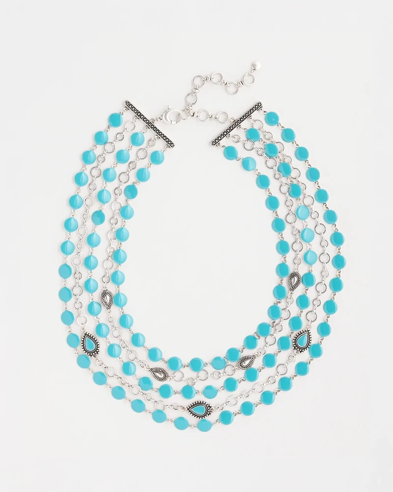 Multi-Strand Bib Necklace