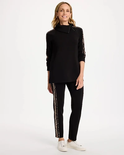 Zenergy® Soft Animal-Trim Ankle Pants